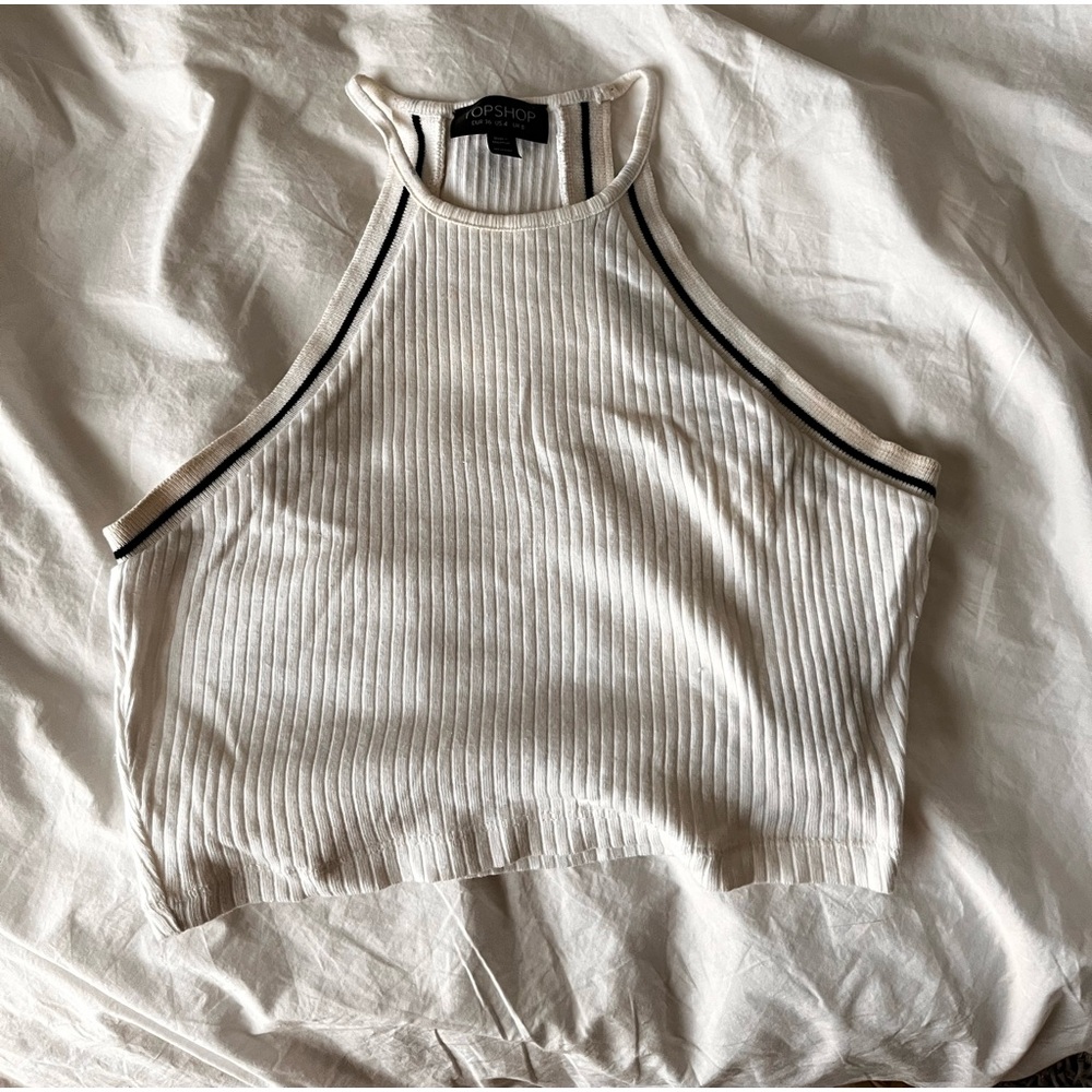 Crop Topshop high neck tank.
